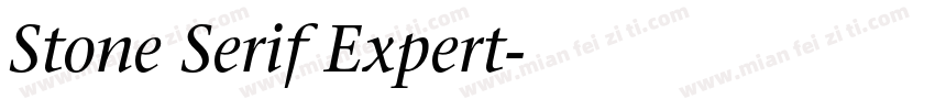 Stone Serif Expert字体转换